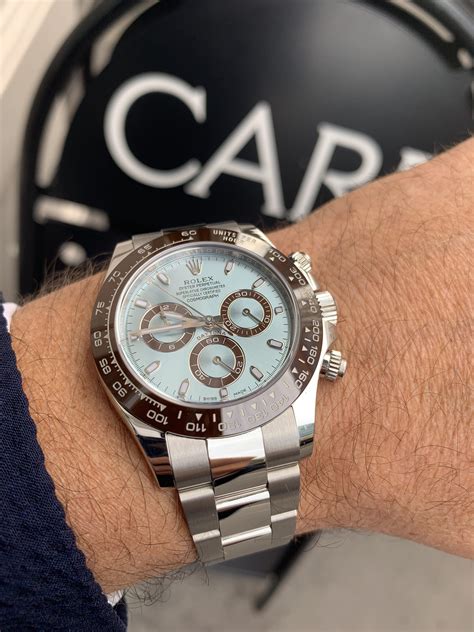 rolex ice randy|Rolex Daytona Platinum Ref. 116506, Ice Blue Dial, Like New,..